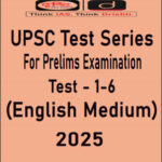 Drishti Ias - General Studies  UPSC  Prelims Test Series  English Medium 2025  Questions With Solutions