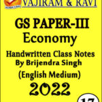 Vajiram and Ravi Upsc GS Paper-III Economy By Brijendra Singh Sir Class Notes 2022 English Medium