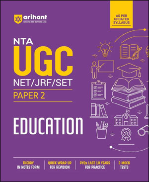 Arihant NTA UGC NET/JRF/SET Education Paper-2 Solved Papers English Medium 2026-2027