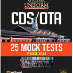 Arihant Publication  CDS /OTA  Chapterwise  English  25 Mock Test  English Medium
