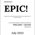 Forum Ias Monthly Epic Prelims + Mains July Magazine Current Affairs English Medium 2023