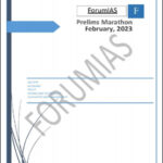 Forum IAS Compilation For The Month Of February 2023 Prelims Marathon English Medium Printed Notes