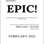 Forum IAS Monthly Prelims Epic Current Affairs February 2022 English Medium Notes