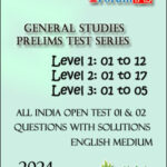 Forum IAS General Studies Prelims Test Series 01 TO 34 Questions With Solutions English Medium 2024