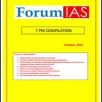 Forum Ias 7 PM Compilation for The Month Of October 2022 English Medium