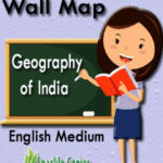 Geography Of India Wall Map English Medium