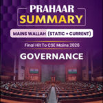 Prahaar Summary (Static + Current) Governance Only Ias 2026 English Medium