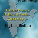 Himachal Pradesh Political & Tourist Guide Wall Map English Medium