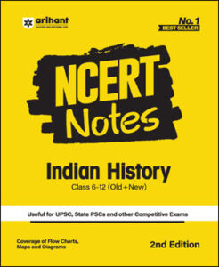 Arihant Indian History Class 6-12 (Old+New) NCERT Notes English Medium Original Book