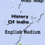 History Of India Wall Map English Medium
