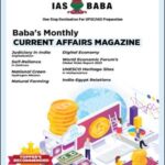 IAS Baba Current Affairs Monthly Magazine January 2023 Printed Notes English Medium