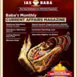 IAS Baba Current Affairs Monthly Magazine October 2022 Printed Notes English Medium