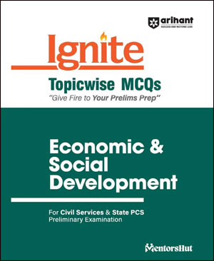 Arihant Economics & Social Development Topicwise MCQs Ignite