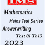 IMS Ias Mathematics Mains Test Series Answerwritting Test 01 To 13 English Medium 2023