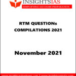 Insightsonindia Ias Monthly RTM Compilation Prelims November 2021 Printed Notes English Medium