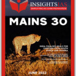 Insights IAS Mains 30 Current Affairs June 2022 Printed Notes English Medium