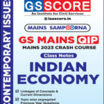 Gs Score Ias Indian Economy Mains Sampoorna Crash Course Printed Notes 2023 English Medium