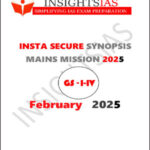 Mains Secure Synopsis February Insights IAS 2025 Printed Notes English Medium