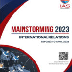 Shankar Ias Mainstorming International Relations Ias Parliament (Sep 2022 To April 2023) English Medium 2023