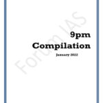 Forum Ias 9pm Compilation For The Month of January 2022 English Medium
