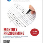 Shankar IAS Monthly Prestroming June 2022 (IAS Parliament) English Medium