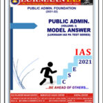 Lukmaan IAS Public Administration Volume-I Model Answer PA Test Series English Medium