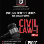 Drishti Prelims Practice Series For Judiciary Exams CIVIL LAW -1 PPS-4 English Medium Original Book