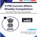 Forum IAS 9 PM Compilation For The Month Of April 2025 English Medium