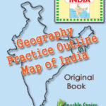 Map-Geography Practice Outline Map of India (Original Book)