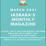 IAS Baba Monthly Magazine March Current Affairs 2021 English Medium