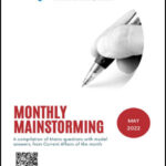 Shankar IAS Monthly Mainstorming May 2022 (IAS Parliament) English Medium Xerox