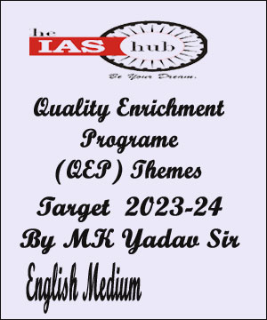 MK Yadav Quality Enrichment Programe Themes (QEP) Target 2023-24 By MK Yadav Sir English Medium