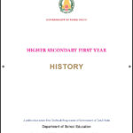 Tamil Nadu Board History New NCERT Higher Secondary 1st Year Revised Edition 2019-20 English Medium Printed Notes