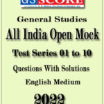 GS Score Ias GS Prelims All India Open Mock Test Series 01 to 10 English Medium 2022