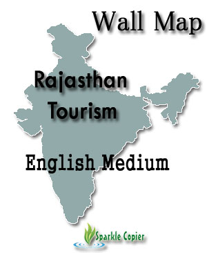 Rajasthan Tourism Wall Map English Medium