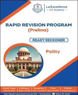 La Excellence-RRP Prelims Ready Reckoner Polity