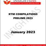 Insights IAS RTM Compilation Prelims January 2023 Printed Notes English Medium 