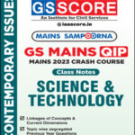 GS Score IAS Mains Sampoorna Science & Technology 2023 English Medium Crash Course