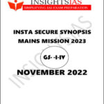 Insights IAS Mains Secure Synopsis November Printed Notes 2022 English Medium