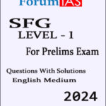 Forum IAS Prelims SFG Test Series Level-1 Test 01 To 45 English Medium 2024