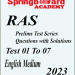 Ras (Rajasthan) Sprigboard Academy Prelims Test Series 01 To 07 Questions With Solutions English Medium 2023