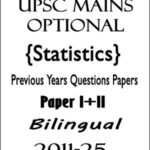 UPSC Mains Optional Statistics Previous Years pyq Questions Papers I+II Bilingual 2011-25