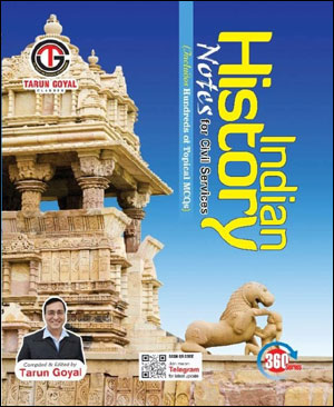 Indian History Notes For Civil Services By Tarun Goyal Includes Hundreds Of Topical MCQs Tarun Goyal Classes English Medium 