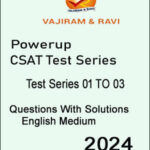 Vajiram & Ravi PowerUp CSAT Test Series 01 To 03 Questions With Solutions English Medium 2024