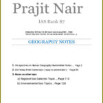 geography notes by prajit nair