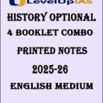 History Optional Printed Notes levelup Ias 2025 - 26 English Medium