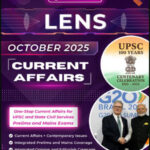 PMF IAS Current Affairs October Lens  2025