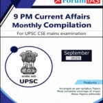 Forum IAS 9 PM Compilation For The Month Of September 2025 English Medium