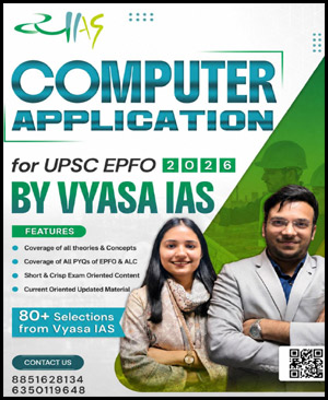 EPFO Copmuter Application Notes Vyasa IAS English Medium 2026