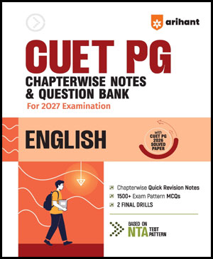 Arihant CUET PG English Chapterwise Notes and Question Bank 2027